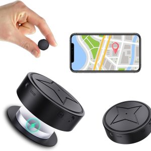 GPS Tracker for Vehicles, No Subscription, GPS Strong Magnetic Vehicle Anti-Lost Tracker, Smallest GPS Tracker Locator Real Time, Anti-Theft Micro GPS Tracking Device with Free App, 2024 Upgraded